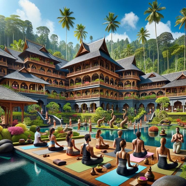 a blend of ancient healing practices and rejuvenating retreats