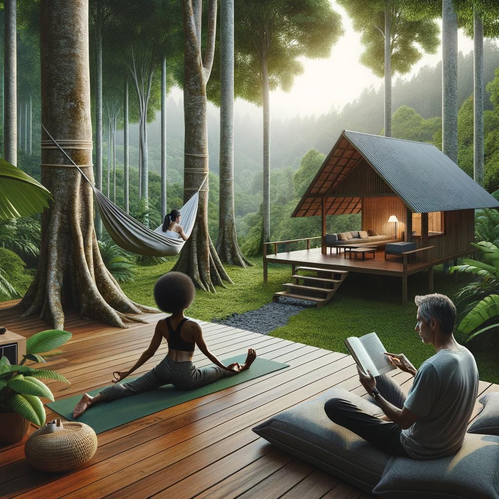 Escape technology at serene digital detox retreats for complete relaxation and rejuvenation