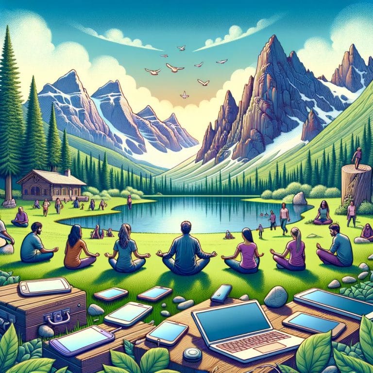 Embrace digital detox, mindfulness, and nature immersion for holistic rejuvenation