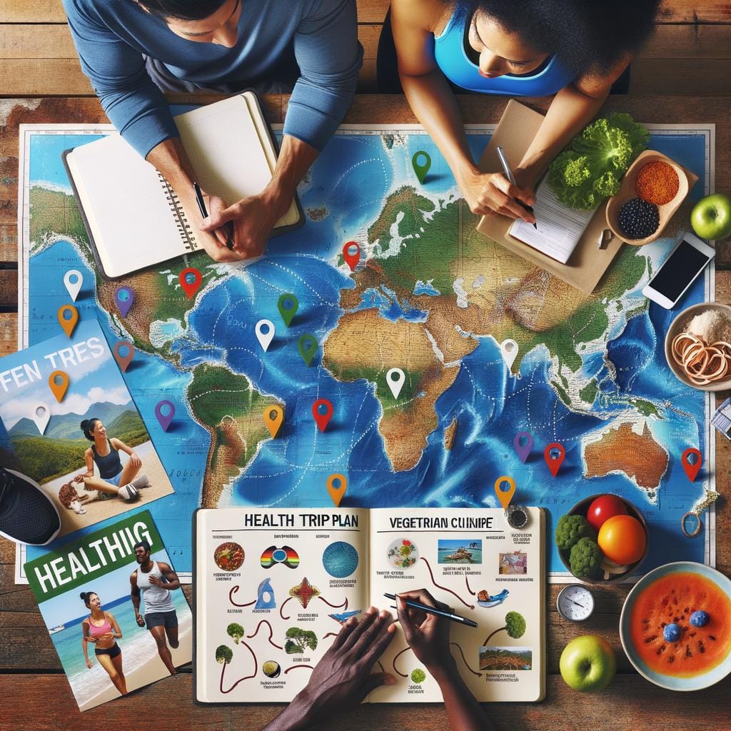 Health Trip Planning Prioritize fitness activities and healthy dining options for a refreshing vacation experience