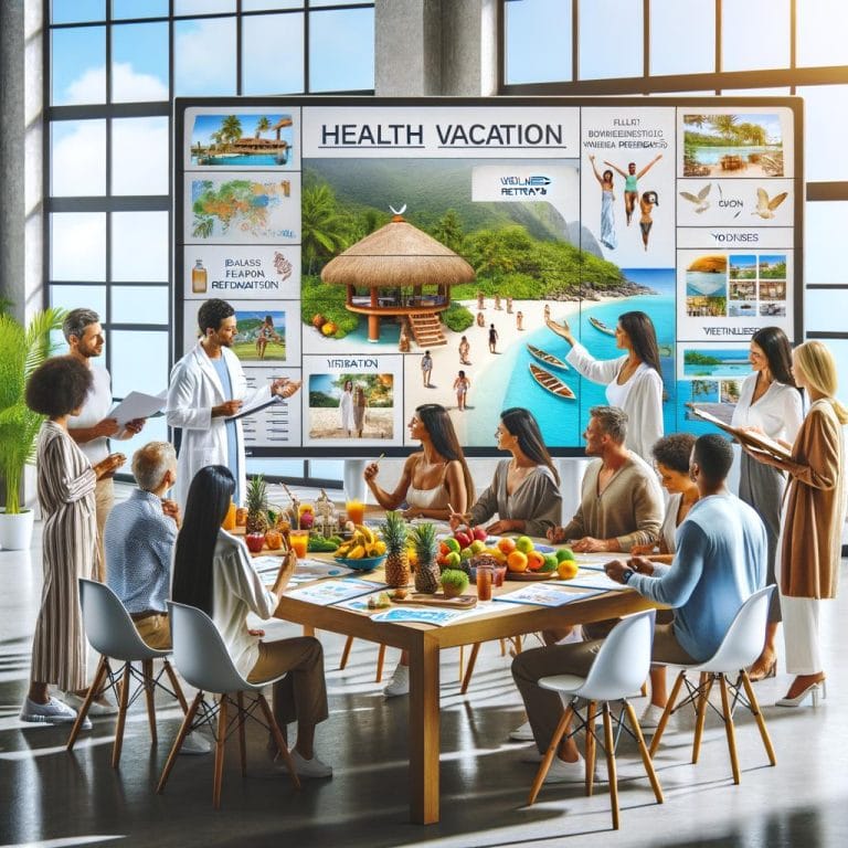 Health Vacation Planning 4 prioritize wellness activities, nutritious meals, and self-care practices