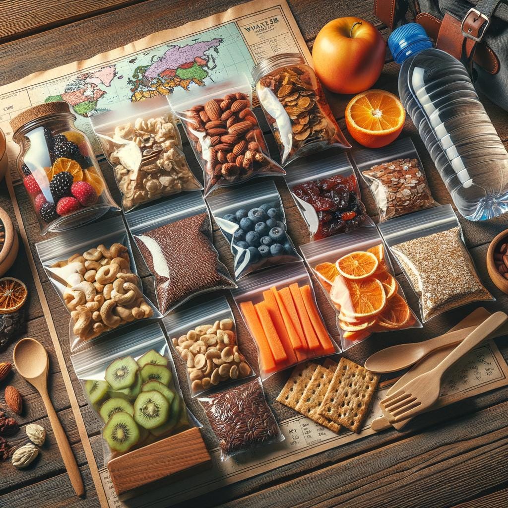 Healthy Snacks for Travel Healthy Snacks for Travel like nuts, fruits, and protein bars for energy on-the-go