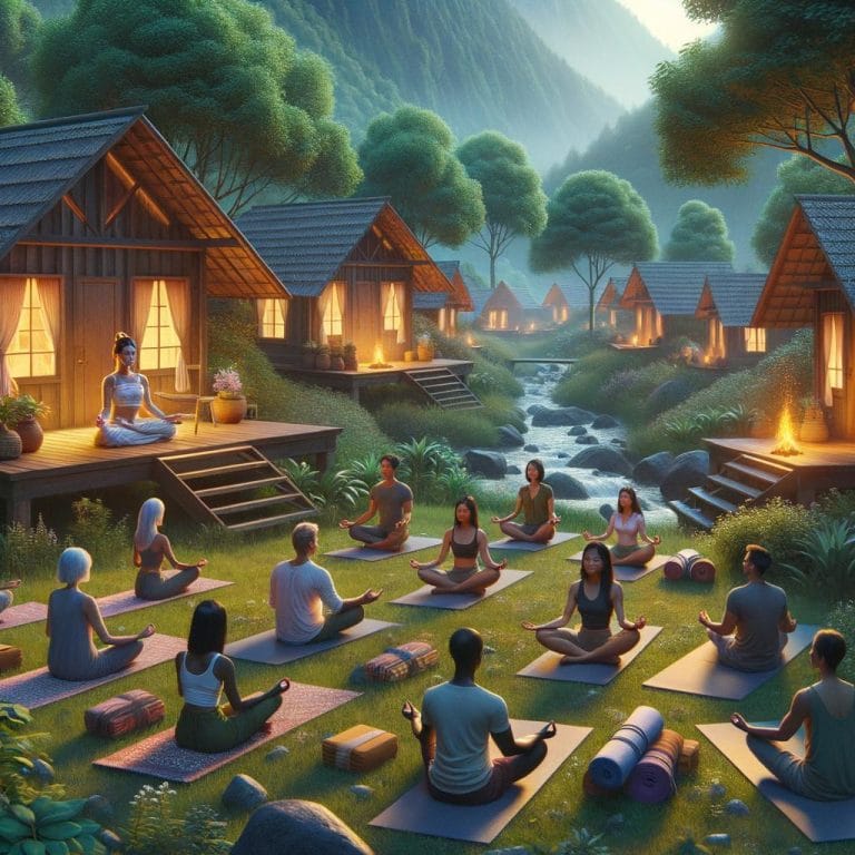 Revitalize mind and body at Meditation Healing Retreats amidst serene nature surroundings