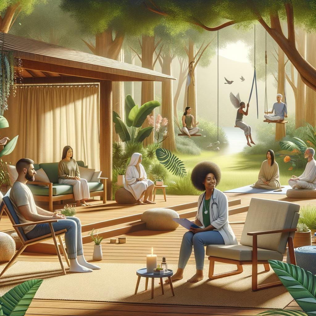Transformative mental health retreats focused on recovery and healing