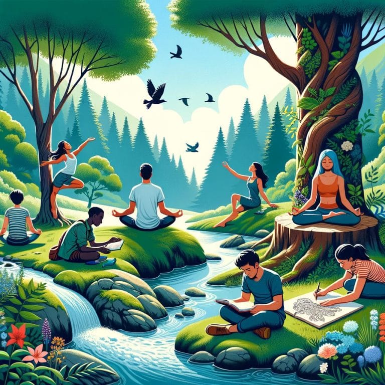 Soothing mindfulness exercises, relaxation techniques and self-care practices for mindful vacation tips