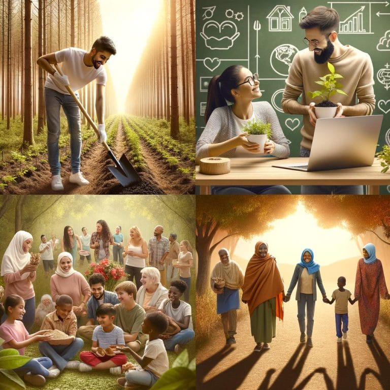 a path to personal growth through serving others