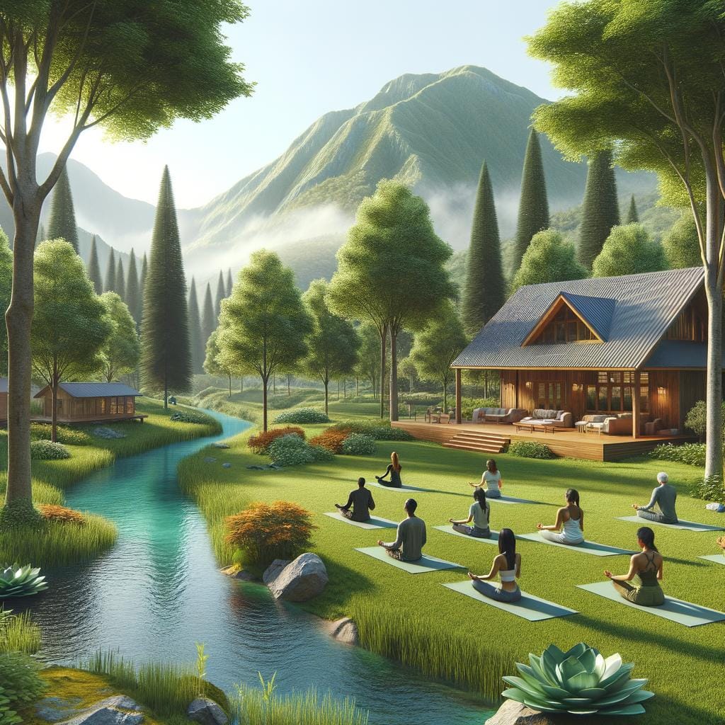 Nature retreat centers offer tranquility, relaxation, and connection to the great outdoors