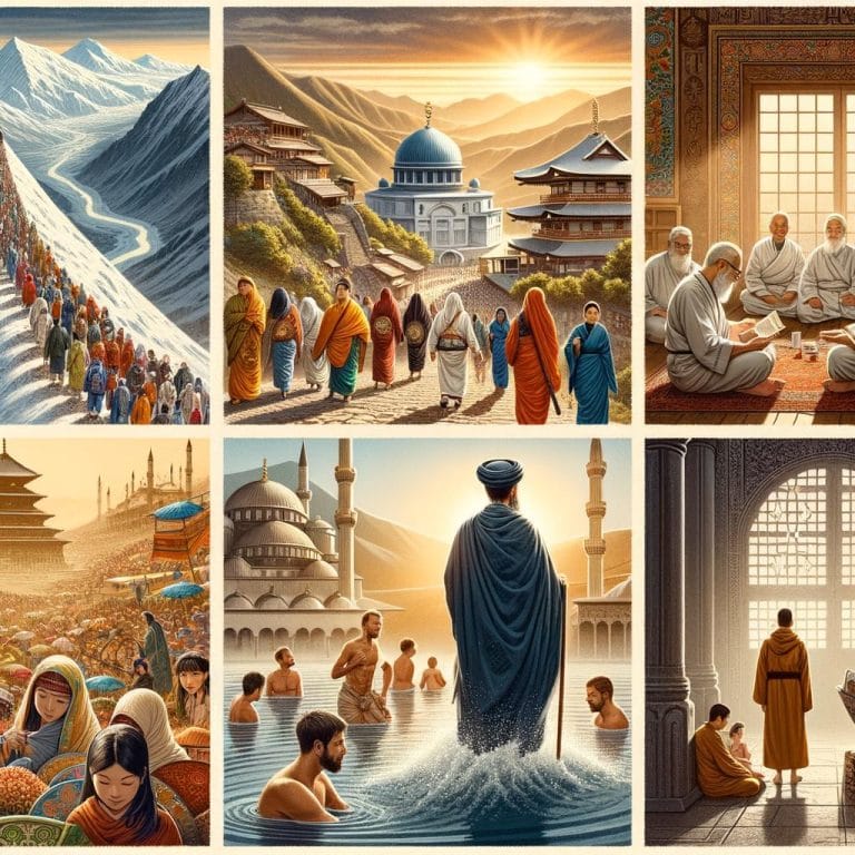Experience spiritual unity in sacred pilgrimage communities around the world