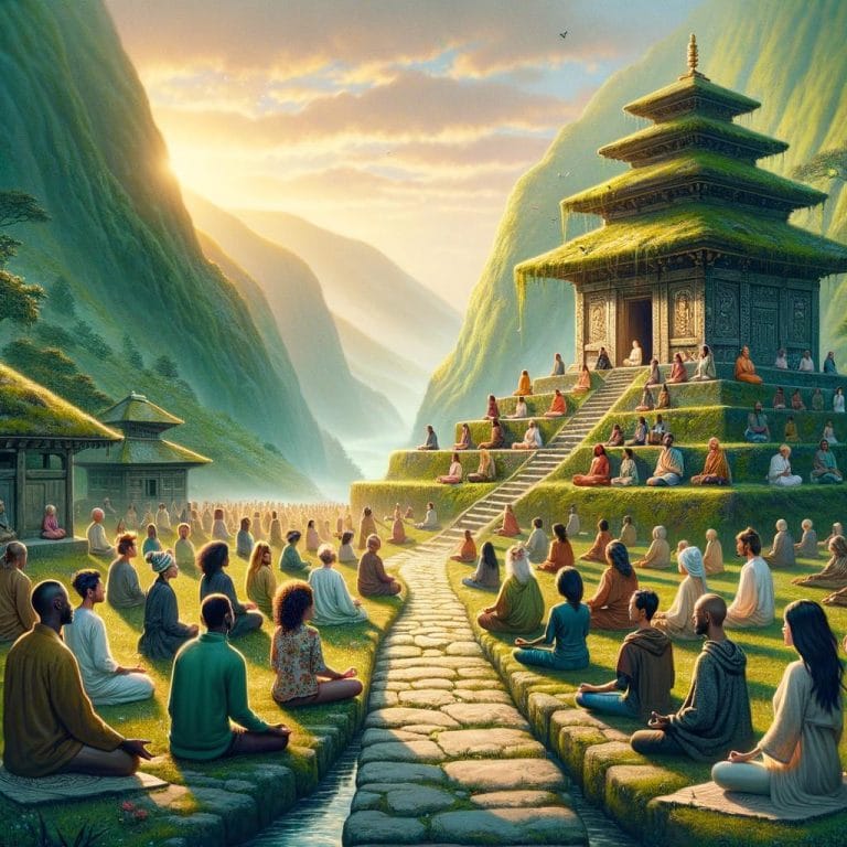 Experience spiritual enlightenment through sacred pilgrimage meditation