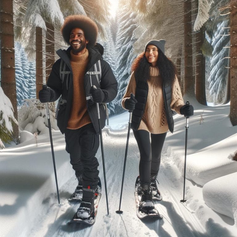 Experience nature's tranquility with Snowshoeing Wellness Tours, perfect for mind-body rejuvenation in winter wonderland