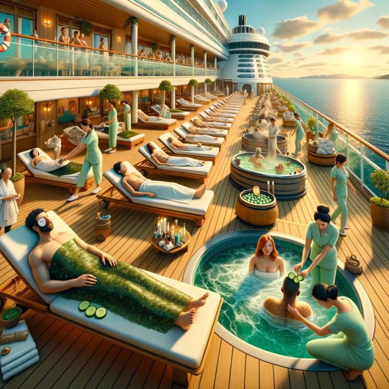 Unwind with pampering treatments at sea