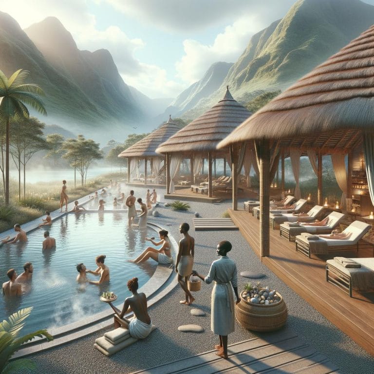 Relaxing spa travel experience to rejuvenate mind and body
