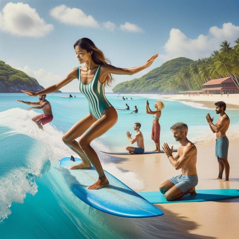 Experience holistic well-being through surf activities on our Surfing Wellness Tours