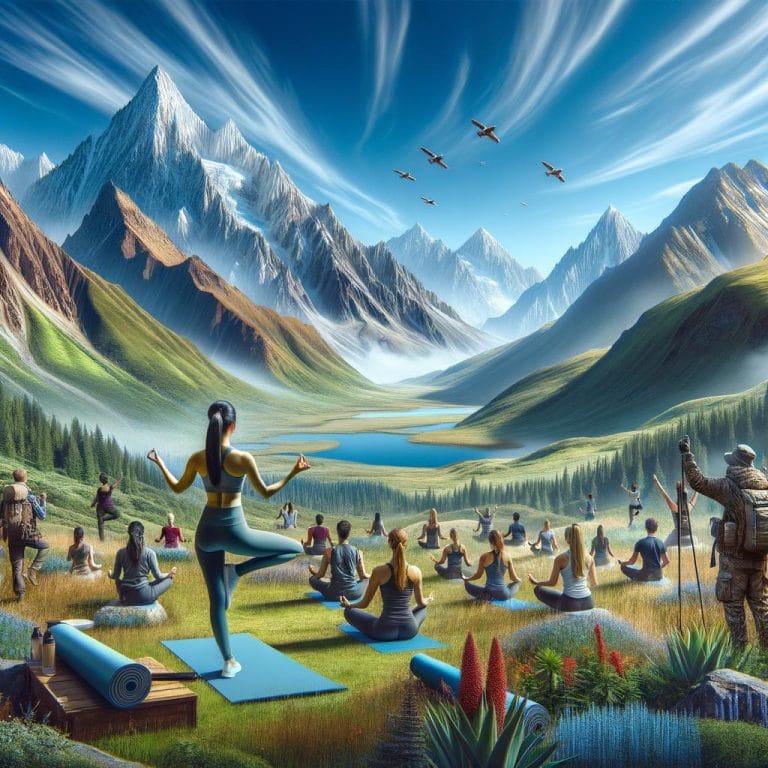 Transformative YOGA AND ADVENTURE RETREATS blending relaxation and exhilaration in picturesque settings